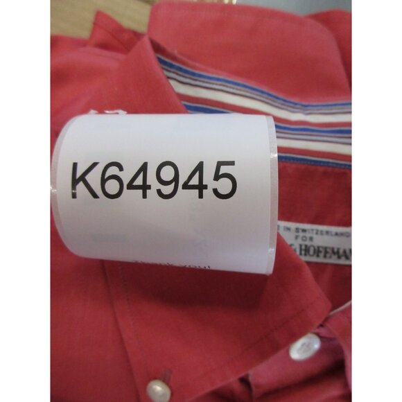 Maus & Hoffman Shirt Large Button Down Pocket Flip Cuffs Switzerland - Picture 12 of 12